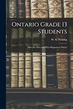 Ontario Grade 13 Students