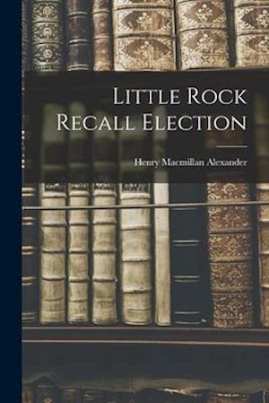 Little Rock Recall Election
