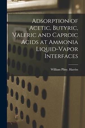 Adsorption of Acetic, Butyric, Valeric and Caproic Acids at Ammonia Liquid-vapor Interfaces