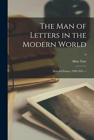 The Man of Letters in the Modern World