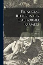 Financial Records for California Farmers; C460