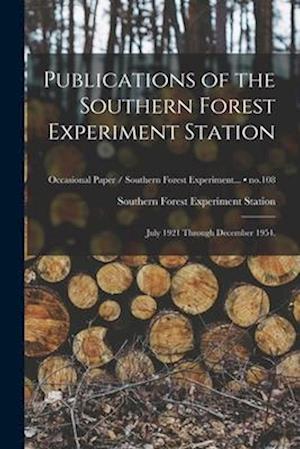 Publications of the Southern Forest Experiment Station