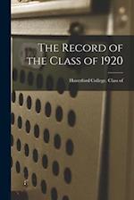 The Record of the Class of 1920 