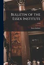 Bulletin of the Essex Institute; 19-20 
