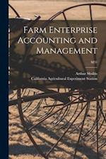 Farm Enterprise Accounting and Management; M31