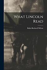 What Lincoln Read
