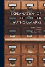 Explanation of the Cutter Author-marks : Two-figure Tables 