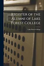 Register of the Alumni of Lake Forest College 