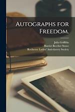 Autographs for Freedom. 