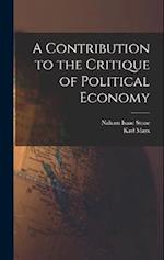 A Contribution to the Critique of Political Economy 