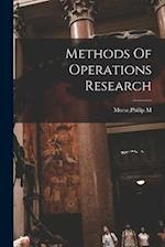 Methods Of Operations Research 