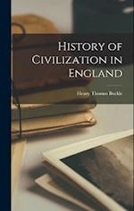 History of Civilization in England 