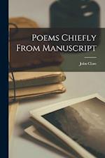 Poems Chiefly From Manuscript 