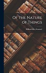 Of the Nature of Things 