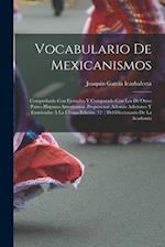 Vocabulario De Mexicanismos