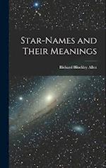 Star-Names and Their Meanings 