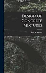 Design of Concrete Mixtures 