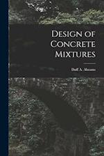 Design of Concrete Mixtures 