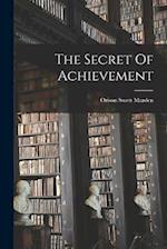 The Secret Of Achievement 