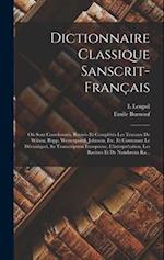 Dictionnaire Classique Sanscrit-Français
