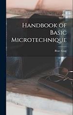 Handbook of Basic Microtechnique 