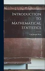 Introduction to Mathematical Statistics 