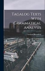 Tagalog Texts With Grammatical Analysis 