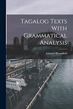 Tagalog Texts With Grammatical Analysis 