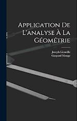 Application De L'analyse À La Géométrie