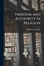 Freedom and Authority in Religion 