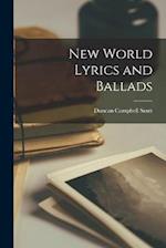 New World Lyrics and Ballads 
