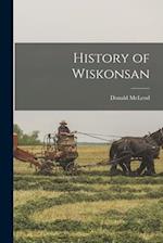 History of Wiskonsan 