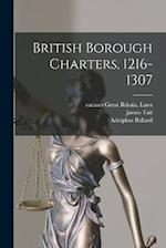 British Borough Charters, 1216-1307 