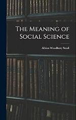 The Meaning of Social Science 