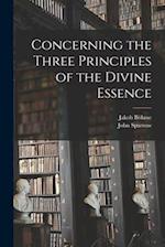 Concerning the Three Principles of the Divine Essence 