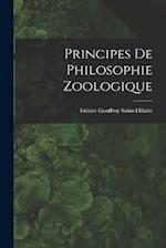 Principes De Philosophie Zoologique
