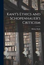 Kant's Ethics and Schopenhauer's Criticism 