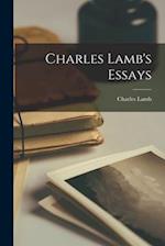 Charles Lamb's Essays 