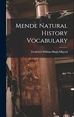 Mende Natural History Vocabulary 