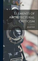 Elements of Architectural Criticism 