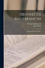 Oeuvres De Malebranche