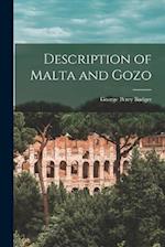 Description of Malta and Gozo 