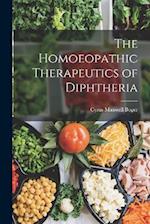 The Homoeopathic Therapeutics of Diphtheria 