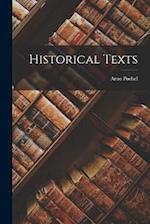 Historical Texts 