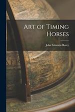 Art of Timing Horses 