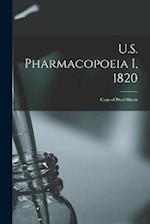 U.S. Pharmacopoeia I, 1820: Copy of Proof Sheets 
