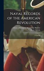 Naval Records of the American Revolution: 1775-1788 