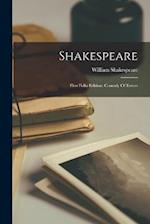 Shakespeare: First Folio Edition: Comedy Of Errors 