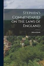 Stephen's Commentaries on the Laws of England 