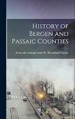 History of Bergen and Passaic Counties 